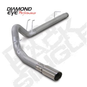 Ford F250 Performance Exhaust - Diamond Eye Performance - DPF Back, 4in, Aluminized - `08-`10